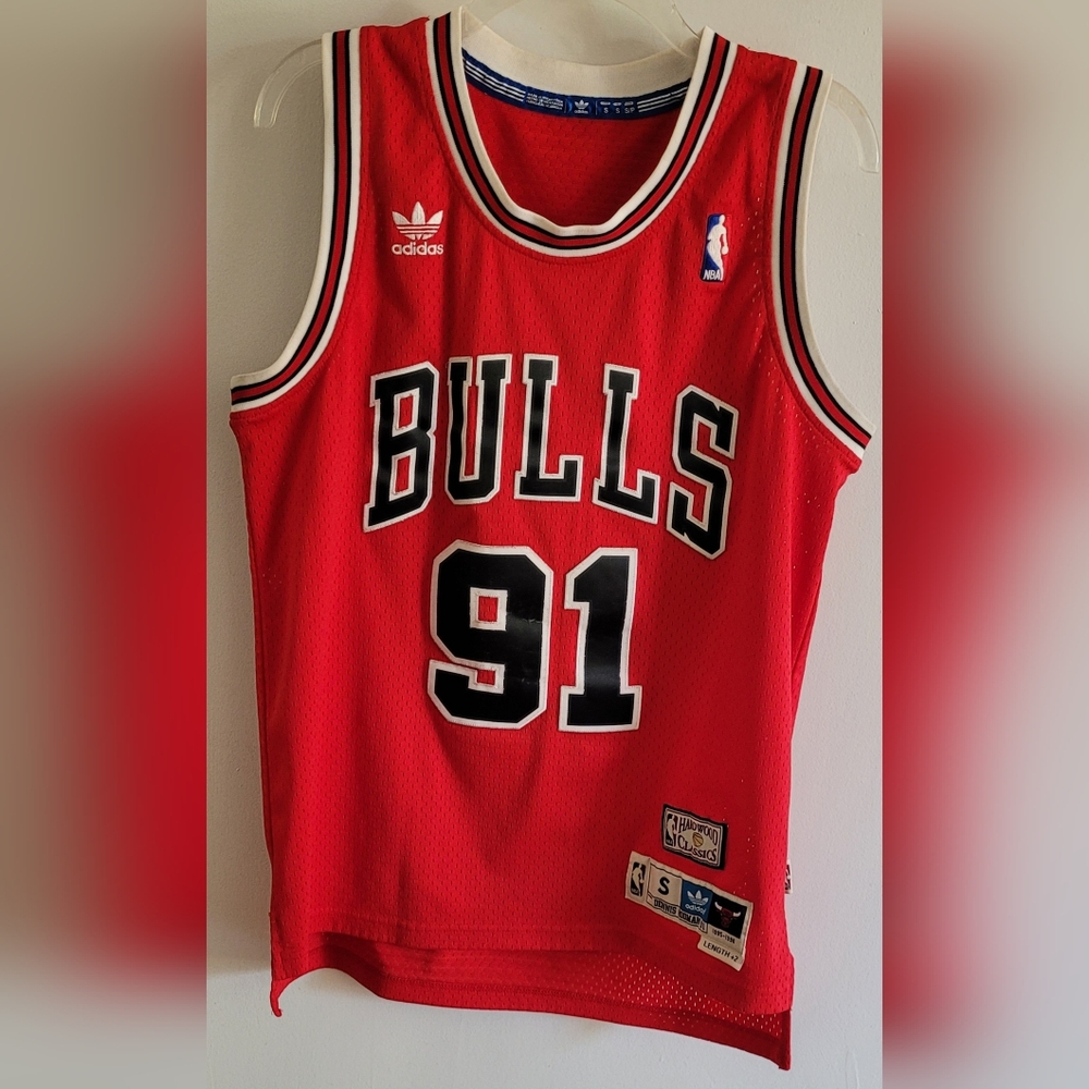 adidas Bulls Rodman #91 Jersey